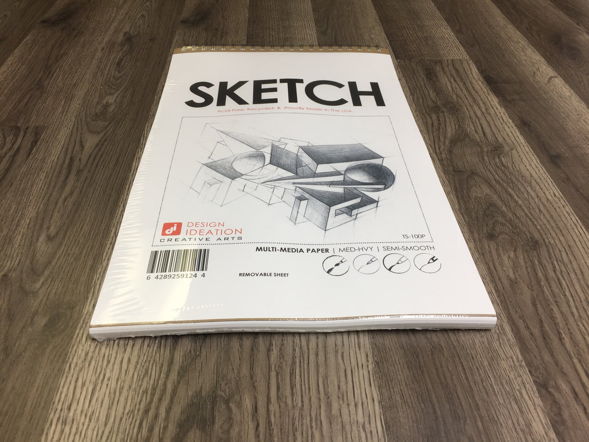 Design Ideation Quick Sketch Book : MULTI-MEDIA Paper Sketchbook for Pencil, Ink, Marker and Charcoal. Great for Art, Design and Education. Ideal