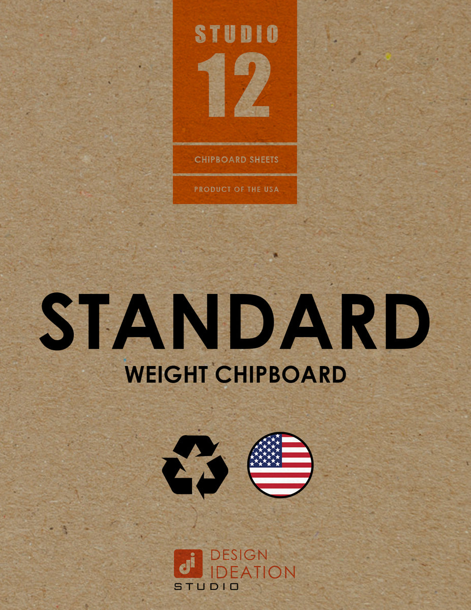 30pt 12 x 12 Brown Kraft Cardboard Chipboard