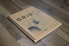 Blue Grid Sketchbook. Spiral Bound. Left Spine. Multi-Media Paper. 1/4" Box Grid. (8.5" x 11") SB-2550-LS