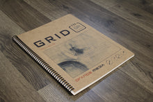 Grey Grid Sketchbook. Spiral Bound. Left Spine. Multi-Media Paper. 1/4" Box Grid. (8.5" x 11") SB-2550-LS
