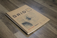 Orange Grid Sketchbook. Spiral Bound. Left Spine. Multi-Media Paper. 1/4" Box Grid. (8.5" x 11") SB-2550-LS