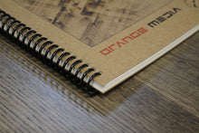 Blue Grid Sketchbook. Spiral Bound. Left Spine. Multi-Media Paper. 1/8" Box Grid. (8.5" x 11") SB-2550-LS