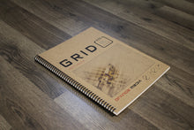 Blue Grid Sketchbook. Spiral Bound. Left Spine. Multi-Media Paper. 1/8" Box Grid. (8.5" x 11") SB-2550-LS