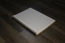 Blue Grid Sketchbook. Spiral Bound. Left Spine. Multi-Media Paper. 1/8" Box Grid. (8.5" x 11") SB-2550-LS