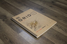 Grey Grid Sketchbook. Spiral Bound. Left Spine. Multi-Media Paper. 1/8" Box Grid. (8.5" x 11") SB-2550-LS