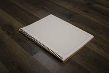 Grey Grid Sketchbook. Spiral Bound. Left Spine. Multi-Media Paper. 1/8" Box Grid. (8.5" x 11") SB-2550-LS