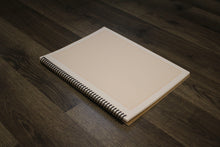 Orange Grid Sketchbook. Spiral Bound. Left Spine. Multi-Media Paper. 1/8" Box Grid. (8.5" x 11") SB-2550-LS