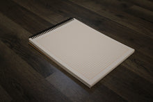 Orange Grid Sketchbook. Spiral Bound. Top Spine. Multi-Media Paper. 1/4" Box Grid. (8.5" x 11") SB-50100-TS