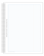 DIY GRID Sketchbook. Print License. PDF File Download. 8.5" x 11" Grid Sheet. 1/4" BOX GRID. BLUE.