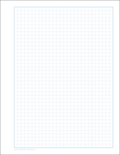 DIY GRID Sketchbook. Print License. PDF File Download. 8.5" x 11" Grid Sheet. 1/4" BOX GRID. BLUE.