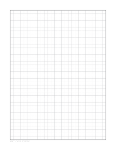 DIY GRID Sketchbook. Print License. PDF File Download. 8.5
