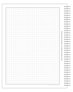 DIY GRID Sketchbook. Print License. PDF File Download. 8.5" x 11" Grid Sheet. 1/4" BOX GRID. GREY.