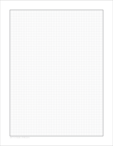 DIY GRID Sketchbook. Print License. PDF File Download. 8.5