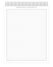 DIY GRID Sketchbook. Print License. PDF File Download. 8.5" x 11" Grid Sheet. 1/8" BOX GRID. GREY.