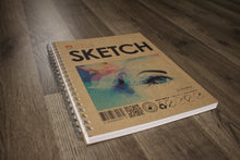 Design Ideation SKETCH Book. Wire Bound. Journal Style. Multi-Media. (8.5" x 11") LS50100