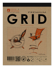 Design Ideation GRID PAD : Removable Sheet. Multi-Media. ORANGE GRID (8.5" x 11") PAD-2550-TS