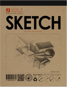 Design Ideation SKETCH. FLIP COVER Pad. Removable Sheet. Multi-Media. (8.5" x 11") FCP-2550-TS