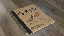 Lay Flat Grid Sketchbook: Removable Sheets, GREY Grid Paper. Creative Project. (8.5" x 11") GRID-LF-GR1-GR-2550
