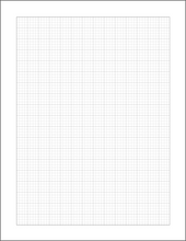 Lay Flat Grid Sketchbook: Removable Sheets, GREY Grid Paper. Creative Project. (8.5" x 11") GRID-LF-GR1-GR-2550