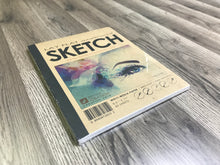 LAY FLAT sketchbook. Removable sheet, journal style WATERCOLOR book. Multi-media. (8.5" x 11") 50100