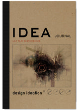 IDEA JOURNAL LAY FLAT Sketchbook. Removable sheet, journal style sketchbook. Multi-media. (5.5” x 8.5”)