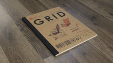Lay Flat Grid Sketchbook: Removable Sheets, ORANGE Grid Paper. Creative Project. (8.5" x 11") GRID-LF-GR1-OR-2550