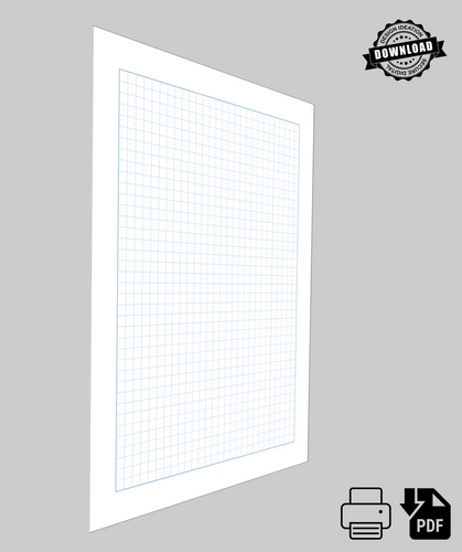 PDF File Download. DIY GRID Sketchbook. Print License. 8.5
