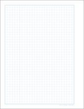 PDF File Download. DIY GRID Sketchbook. Print License. 8.5" x 11" Grid Sheet. 1/4" BOX GRID. BLUE.