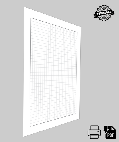 PDF File Download. DIY GRID Sketchbook. Print License. 8.5