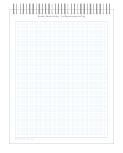 PDF File Download. DIY GRID Sketchbook. Print License. 8.5" x 11" Grid Sheet. 1/8" BOX GRID. BLUE.
