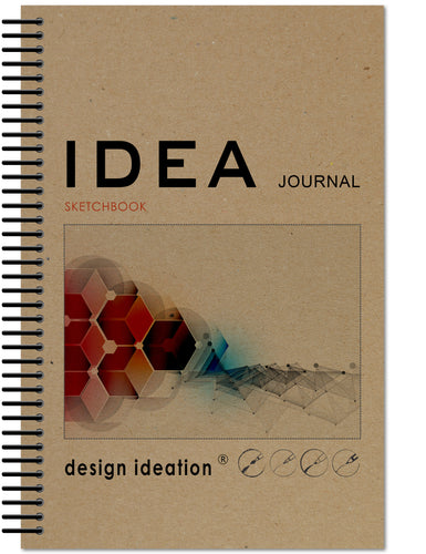 IDEA Journal Sketchbook. Spiral Bound. Journal Style. Multi-Media. (5.5