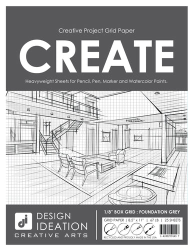 Creative Project Grid Paper. 1/8