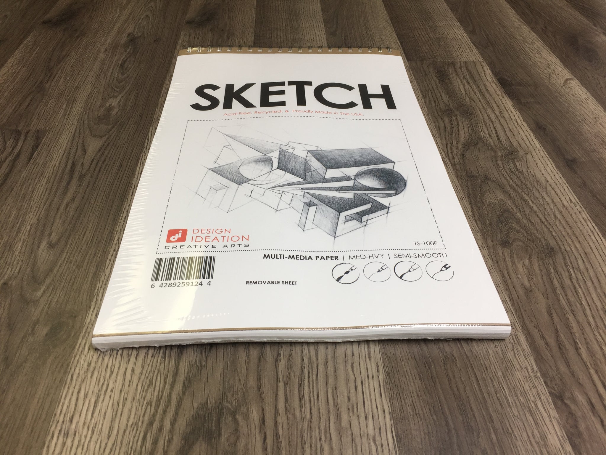 SIMPLE SKETCH Sketchbook : Spiral Bound. Journal Style. Multi-media Bo –  Design Ideation Studio