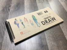 QUICK DRAW Drawing Book : Multi-media Paper Book. (6" x 12")