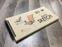 QUICK SKETCH Sketchbook : Multi-media Paper Book. (6" x 12") 60S