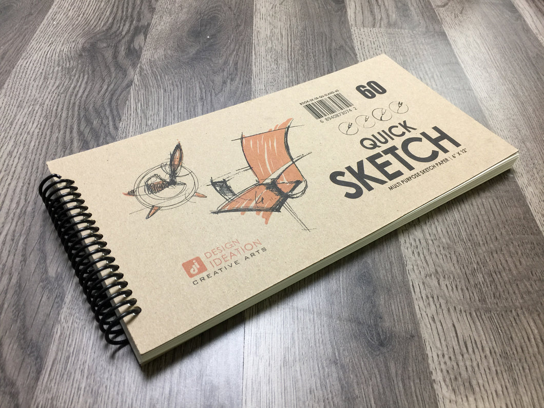 QUICK SKETCH Sketchbook : Multi-media Paper Book. (6