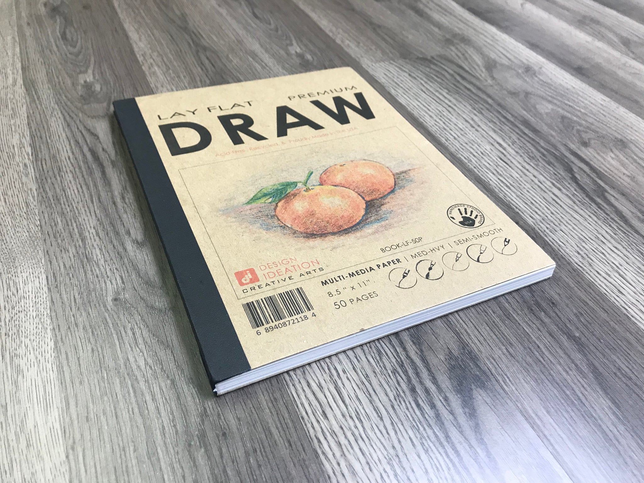 Design Ideation brand LAY FLAT : Premium Paper Multi-Media Watercolor Book  for Pencil, Ink, Marker, Charcoal and Watercolor Paints. Great for Art,  Design and Education. – Design Ideation Studio