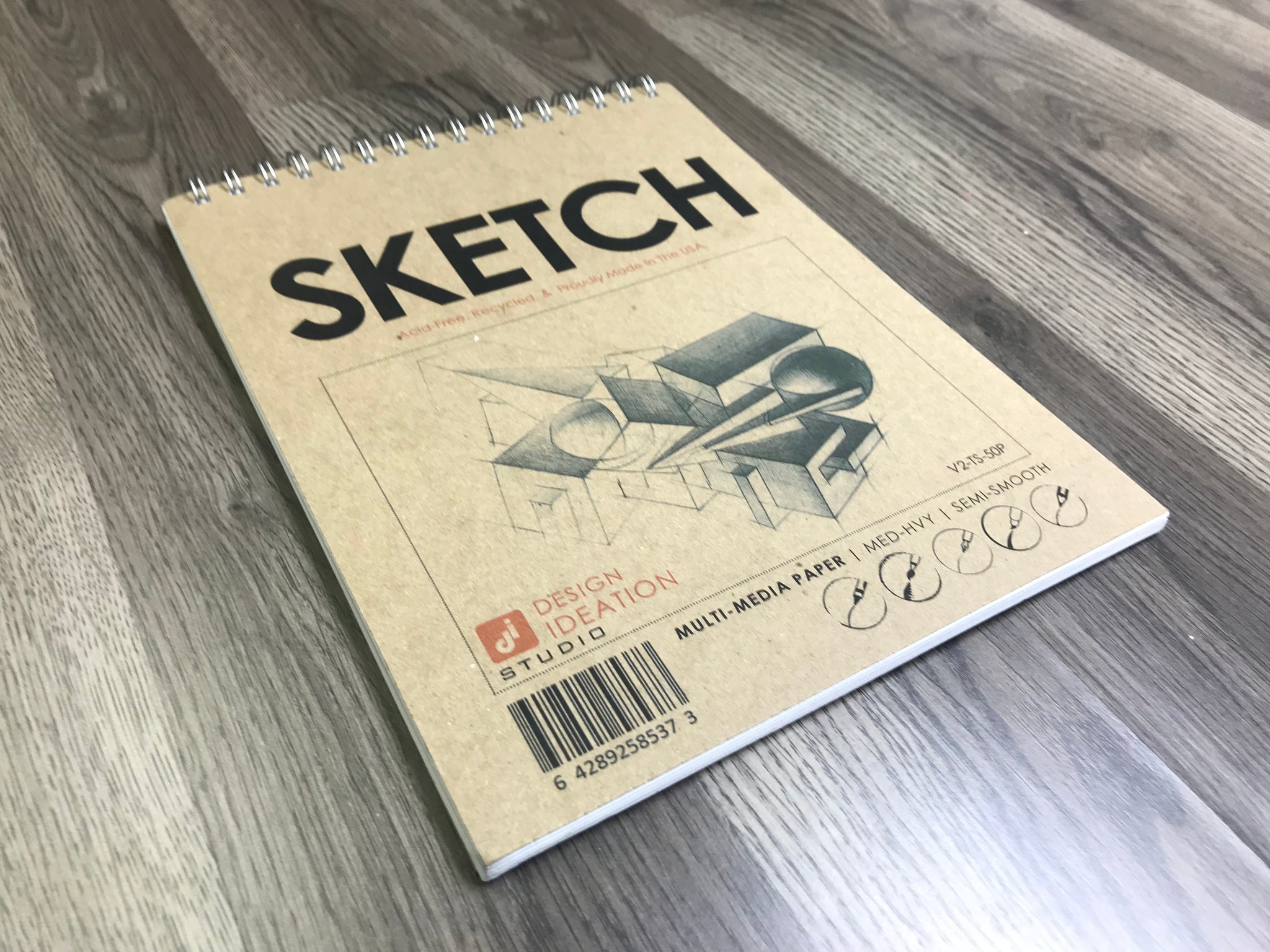 GIFTEXPRESS Pack of 12 Letter Size Sketch Book Bound Spiral Premium Sketch  Pads Set, Pencil Sketch Book 30 Sheets Each, 8.5 X 11 Side Wire Bound,  White Blank Paper Sheets for Pencil