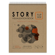 STORY board book. Spiral bound pad style sketchbook for pencil, ink, marker, charcoal and watercolor paints. (8.5" x 11")