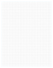 Grid Paper : 1/4" Box Grid. Multi-media grid paper for pencil, ink, marker and watercolor paints. (8.5" x 11")
