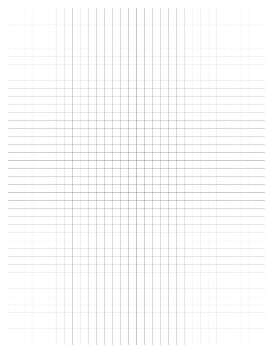 Grid Paper : 1/4