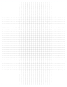 Grid Paper : 1/4" Box Grid. Multi-media grid paper. Loose Sheet Pack. (8.5" x 11") 25