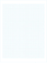 Grid Paper : 1/8" Box Grid. Multi-media grid paper. Loose Sheet Pack. (8.5" x 11") 25