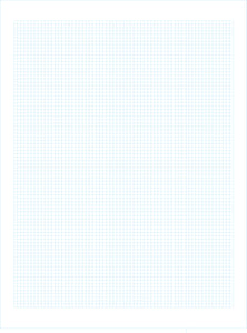 Grid Paper : 1/8" Box Grid. Multi-media grid paper. Loose Sheet Pack. (8.5" x 11") 25