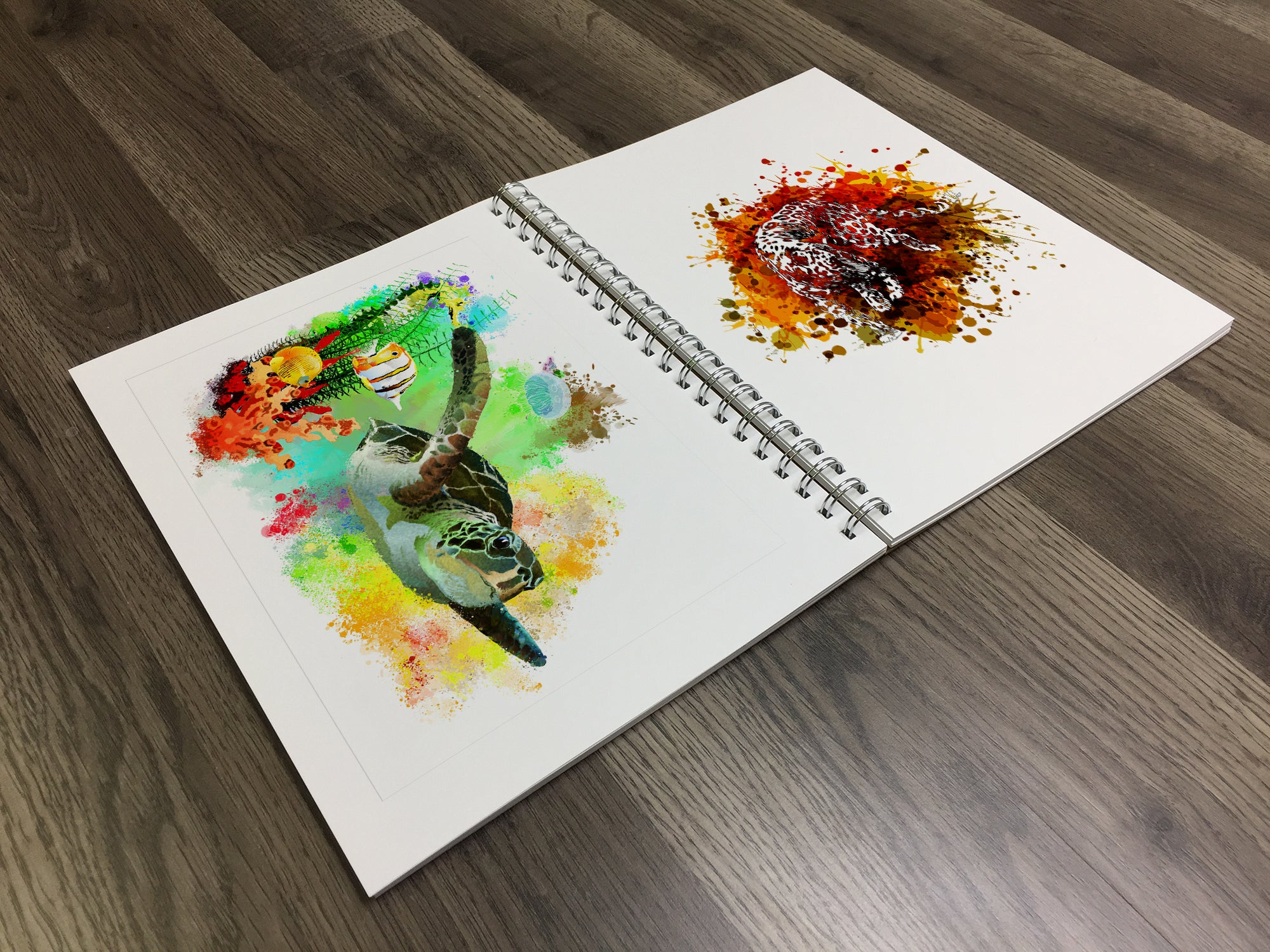 Design Ideation Watercolor Sketch Book. Spiral Bound, Watercolor Paper Sketchbook for Pencil, Ink, Marker, Charcoal and Watercolor Paints. Great for