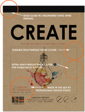 CREATE FLIP COVER Pad. Removable Sheet. Multi-Media. (8.5" x 11")