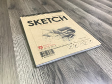 SKETCH BOOK. Sketchbook. Spiral Bound. Pad Style. Multi-Media. (8.5" x 11")
