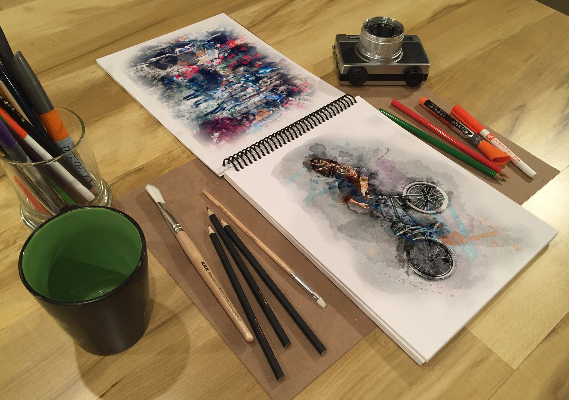 CREATE BOOK. Sketchbook. Spiral Bound. Pad Style. Multi-Media. (8.5 x –  Design Ideation Studio