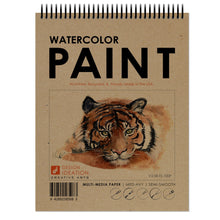 Watercolor Sketchbook. Spiral Bound. Pad Style. Multi-Media. (8.5" x 11")