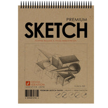 SKETCH BOOK. Sketchbook. Spiral Bound. Pad Style. Multi-Media. (8.5" x 11")